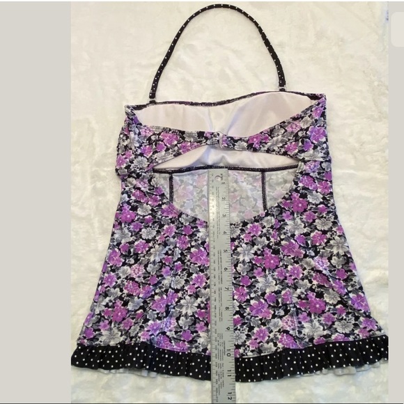 Hula Honey Swimwear Bathing Suit Top Size Medium - Picture 10 of 12